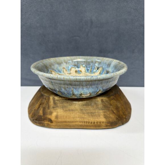Handmade Other - Handmade Pottery Bowl Blue Glazed 8” Diameter  2” Tall